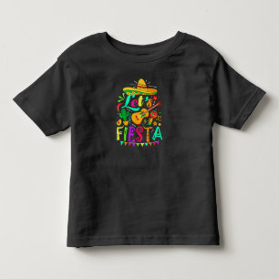Camiseta De Bebé Cinco De Mayo Guitarra Mexicana Cactus T-Shirt