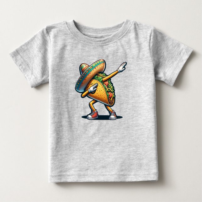 Camiseta De Bebé Cinco de Mayo Taco (Anverso)