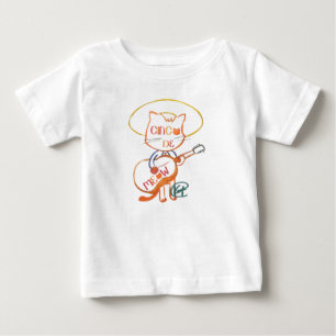Camiseta De Bebé Cinco de Meow Cinco de Mayo
