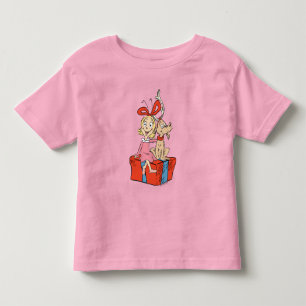 Camiseta De Bebé Cindy Lou Quién y Max en un Regalo