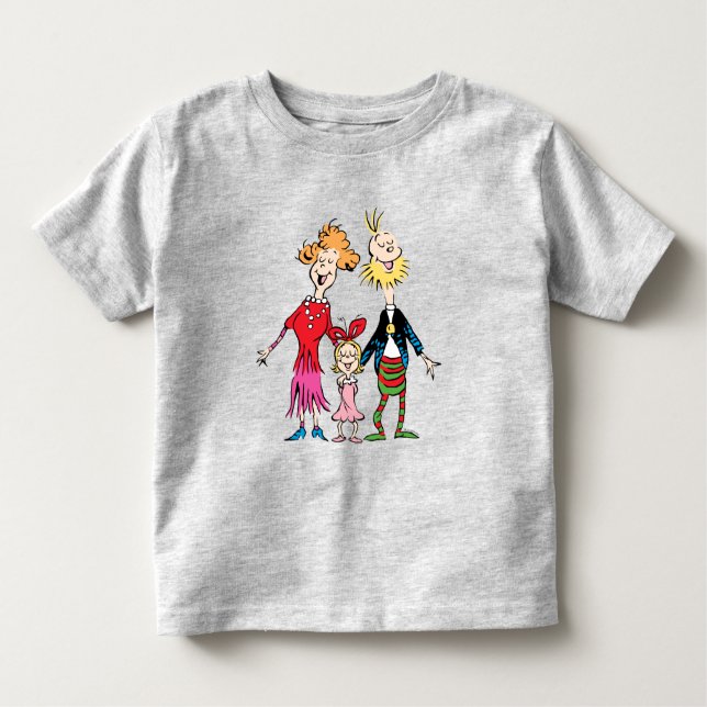 Camiseta De Bebé Cindy Lou Who's Family Portrait (Anverso)