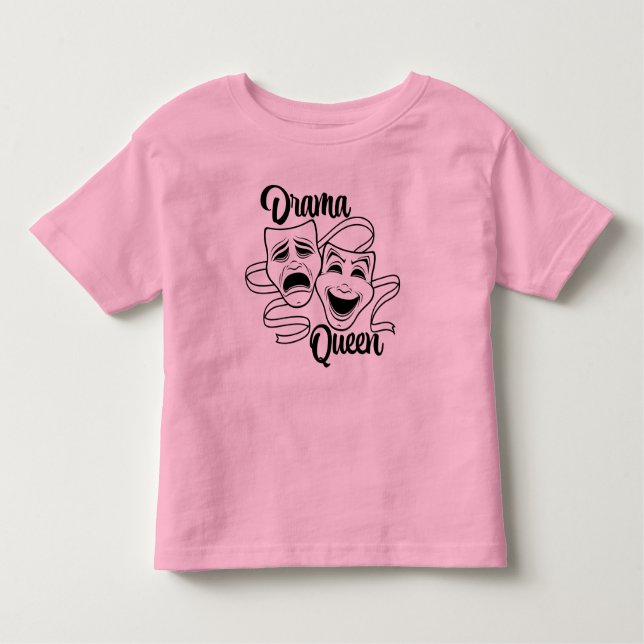 Camiseta De Bebé Cine De Comedia Y Tragedia Enmascara Drama Reina N (Anverso)