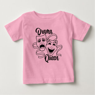 Camiseta De Bebé Cine De Comedia Y Tragedia Enmascara Drama Reina N