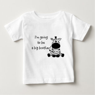 Camiseta De Bebé Cinta Cebra Gran Hermano T Shirt