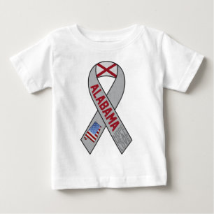Camiseta De Bebé Cinta de Alabama de la ayuda