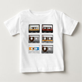 Camiseta De Bebé Cinta de cassette superior