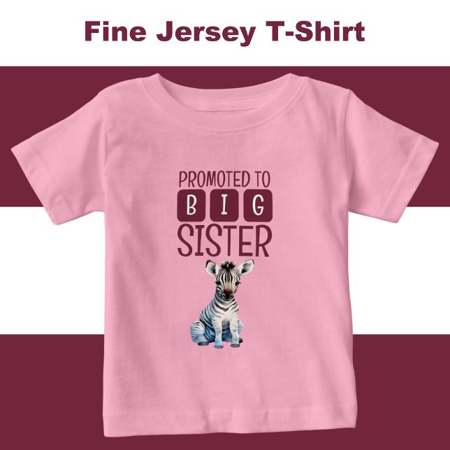 Camiseta De Bebé Cinta grande de cebra suave rosa (Subido por el creador)