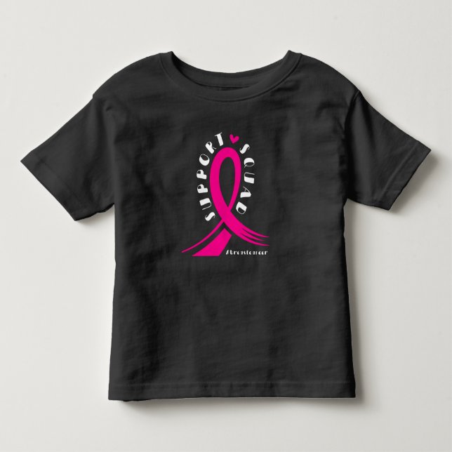 Camiseta De Bebé Cinta rosa de apoyo al cáncer de mama (Anverso)