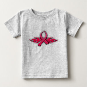 Camiseta De Bebé Cinta rosada tribal