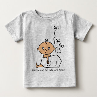 Camiseta De Bebé Cinta y tóxica