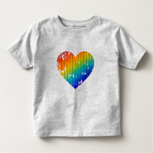 Camiseta De Bebé Cinturón de corazón