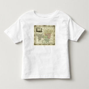 Camiseta De Bebé Círculo austríaco del mapa del Sacro Imperio
