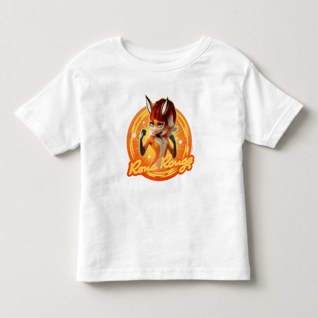 Camiseta De Bebé Círculo de Insignia Rena Rouge (Anverso)