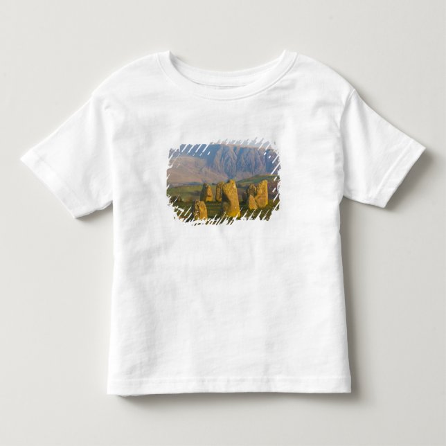 Camiseta De Bebé Círculo de piedras de Castlerigg, Distrito de los  (Anverso)