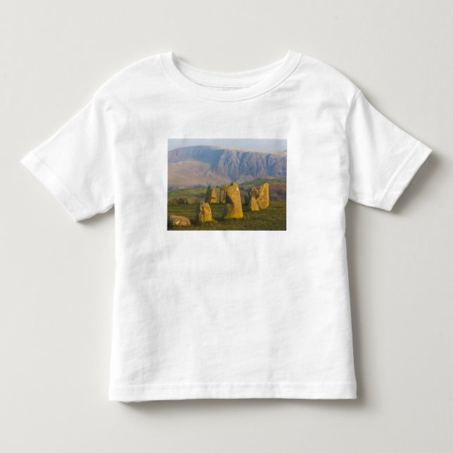 Camiseta De Bebé Círculo de piedras de Castlerigg, Distrito de los  (Anverso)
