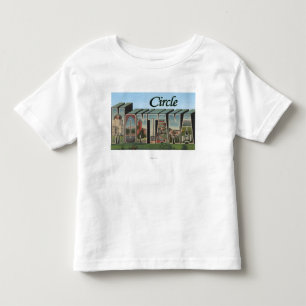 Camiseta De Bebé Círculo, Montana - escenas grandes de la letra