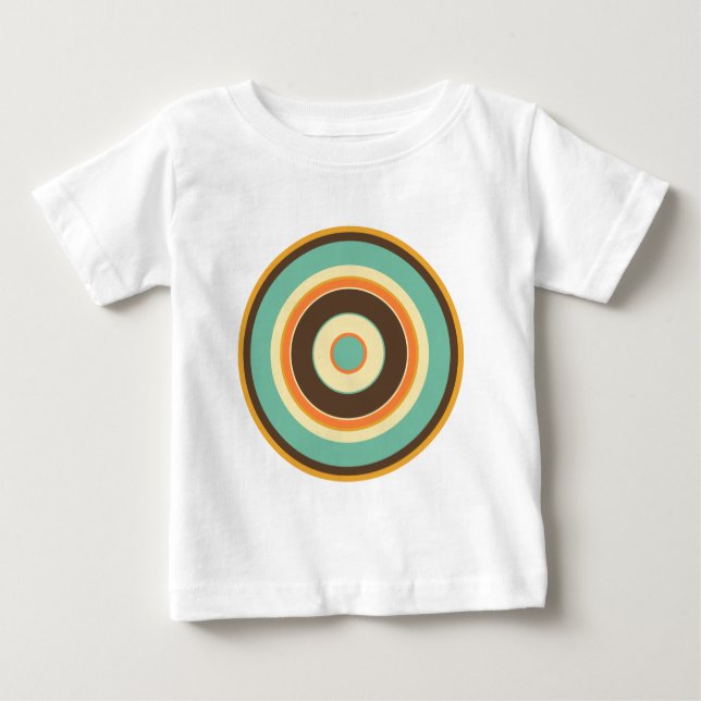 Camiseta De Bebé Círculos coloridos 02 (Anverso)