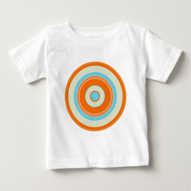 Camiseta De Bebé Círculos coloridos 03 (Anverso)