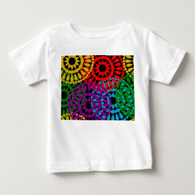 Camiseta De Bebé Círculos grandes (Anverso)
