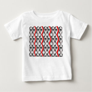 Camiseta De Bebé Círculos y triángulos del Art Deco