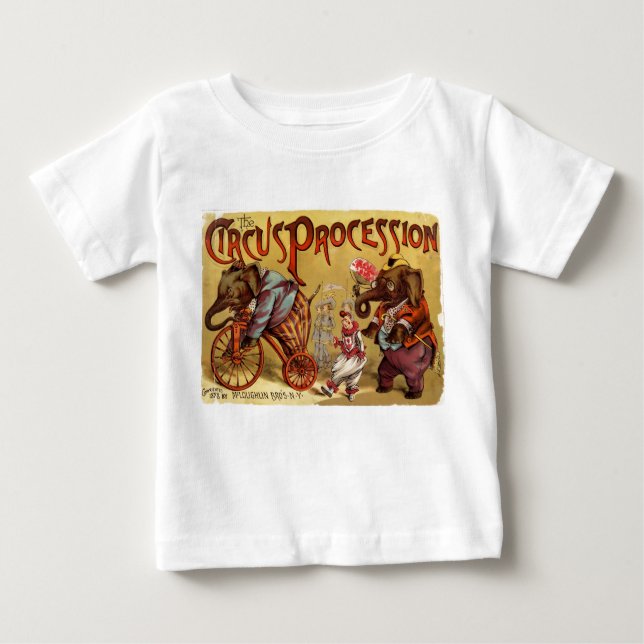 Camiseta De Bebé Circus Baby T-Shirt (Anverso)