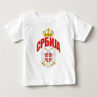 Camiseta De Bebé Cirílico de Serbia