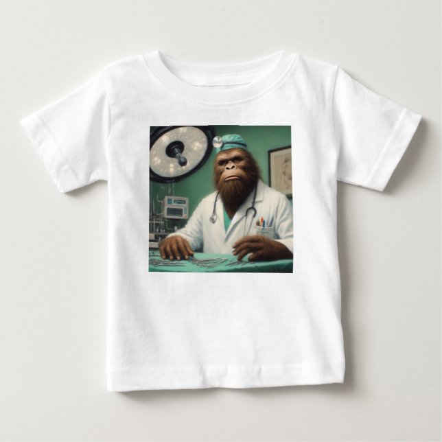 Camiseta De Bebé Cirujano de Bigfoot (Anverso)