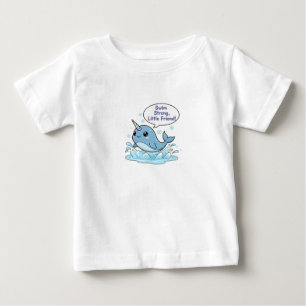 Camiseta De Bebé Cita de Aliento de Narval Adorable
