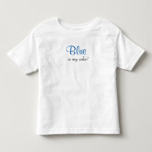 Camiseta De Bebé Cita de Azul Es Mi Color