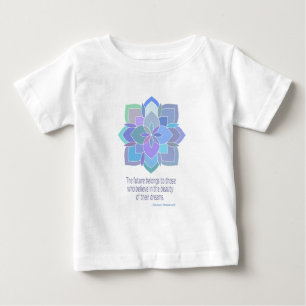 Camiseta De Bebé Cita de belleza Mandala Eleanor Roosevelt