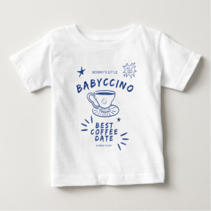 Camiseta De Bebé Cita de café Babyccino de mamá
