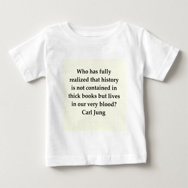 Camiseta De Bebé cita de Carl Jung (Anverso)