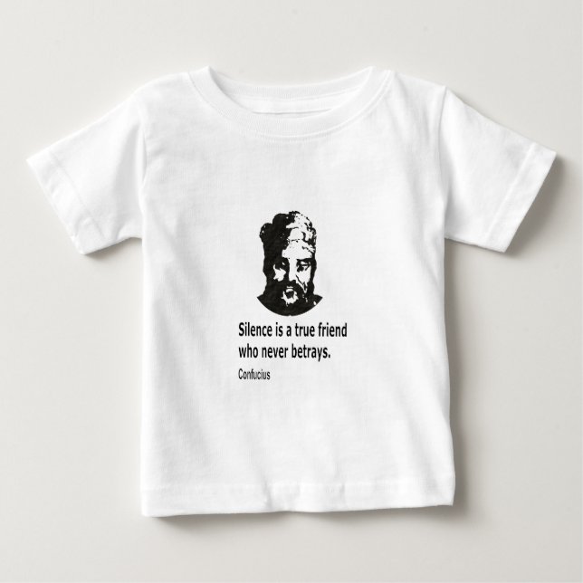 Camiseta De Bebé Cita De Confucio (Anverso)