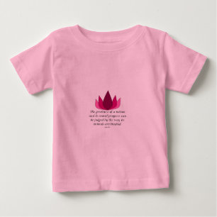 Camiseta De Bebé Cita de Gandhi