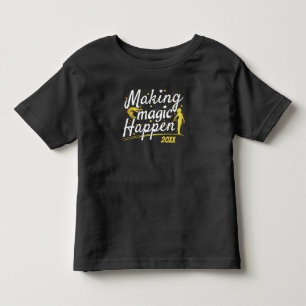 Camiseta De Bebé Cita de Gimnasia Femenina Haciendo Magia