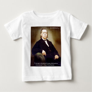 Camiseta De Bebé Cita de gratitud de Harriet Ward Beecher Sabiduría
