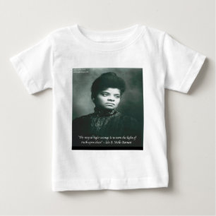 Camiseta De Bebé Cita de Ida B Wells y la Verdad