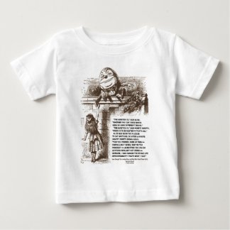 Camiseta De Bebé Cita de la conversación del país de las maravillas