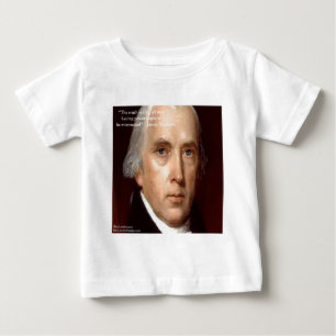 Camiseta De Bebé Cita de sabiduría "Desconfiar del poder" de James