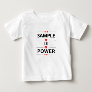 Camiseta De Bebé Cita de tipografía en negrita