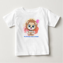 cita del león personalizado bebiendo té bobba