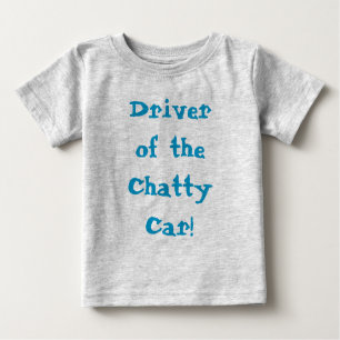 Camiseta De Bebé Cita divertida de Chatty Car Driver