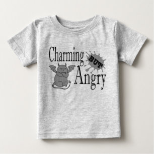 Camiseta De Bebé Cita divertida de un pequeño gato endemoniado, enc