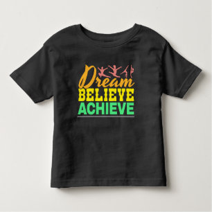 Camiseta De Bebé Cita Dream Believe - Gimnasia femenina