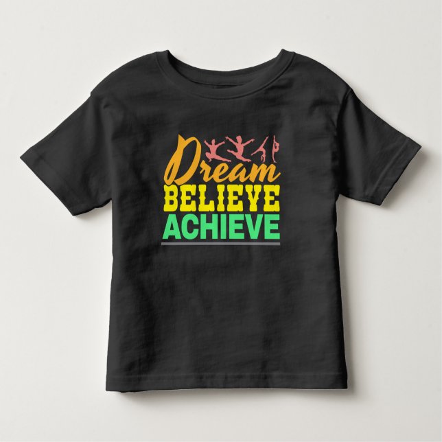 Camiseta De Bebé Cita Dream Believe - Gimnasia femenina (Anverso)