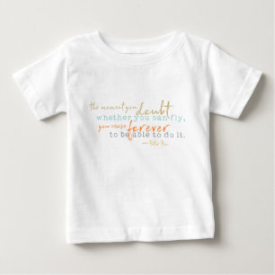 Camiseta De Bebé Cita inspiradora de libro de cuentos para bebé