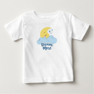 Camiseta De Bebé Cita linda de "Sueña más" para el cuarto del bebé