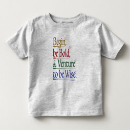 Camiseta De Bebé Cita mágica de Horace para el niño pequeño de la c