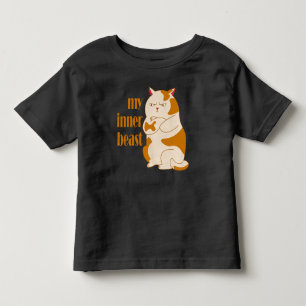 Camiseta De Bebé Cita motivacional de gato gordo perezoso de mi bes