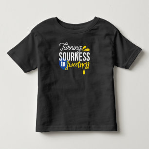 Camiseta De Bebé Cita motivacional de limón de amargo a dulce